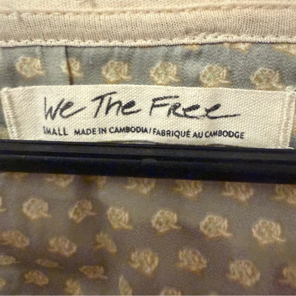 SMALL Free People We The Free Jade Long Sleeve Top - Picture 11 of 16